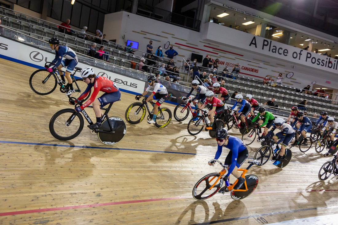 Team Mariposa at the U-17/ Junior Canadian Track National Championships