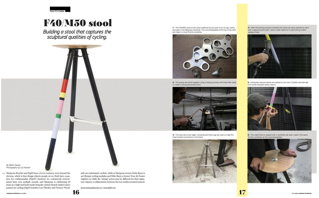 Canadian Interiors Feature F40 / M50 Stool