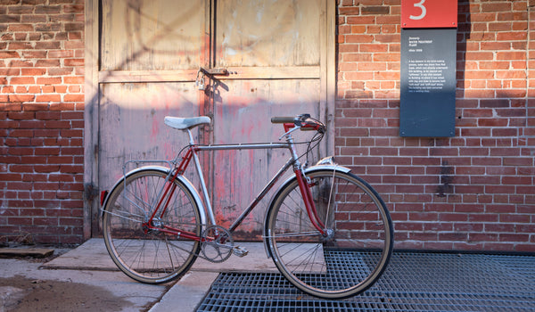 The Shop Bike: Decades old, laden with memories, for everyday use.