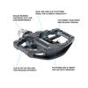 Shimano SPD Pedal, PD-EH500, flat w/ cleat (SM-SH56)