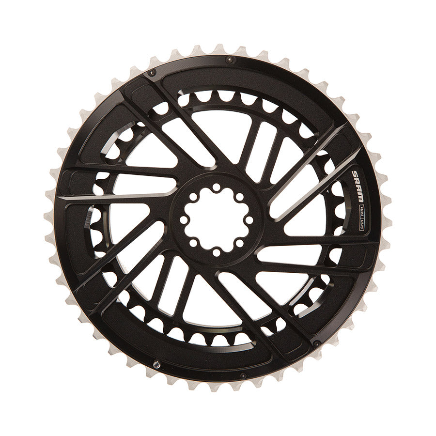 SRAM, Force E1 2x Direct Mount, Chainring, Teeth: 48/35, Speed: 12, BCD: Direct Mount SRAM 8 Bolt, Black