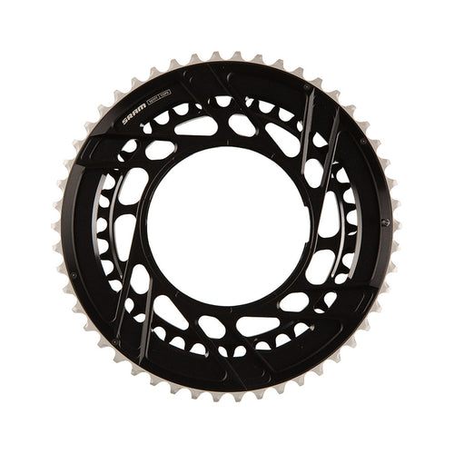 SRAM, Force E1 2x Thread Mount, Chainring, Teeth: 50/37, Speed: 12, BCD: Thread Mount, Black