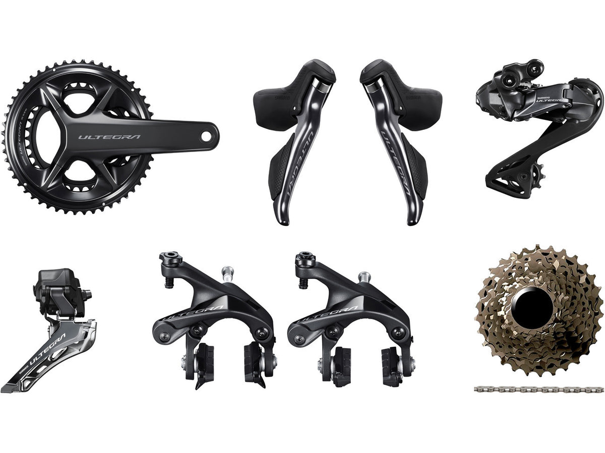 Shimano Ultegra 2 x 12 Speed R8100 Groupset - Rim Brake - Di2