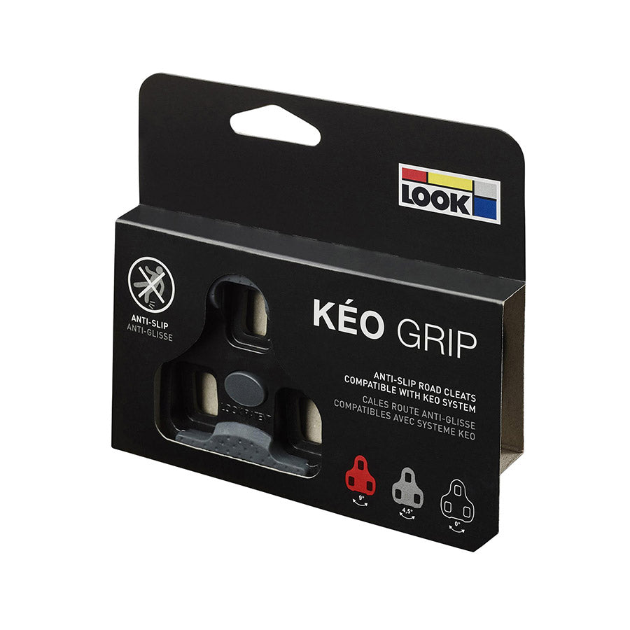 Look, Keo Grip, Cleats, Compatibility: Keo Grip, Float: 0°, Black, Pair