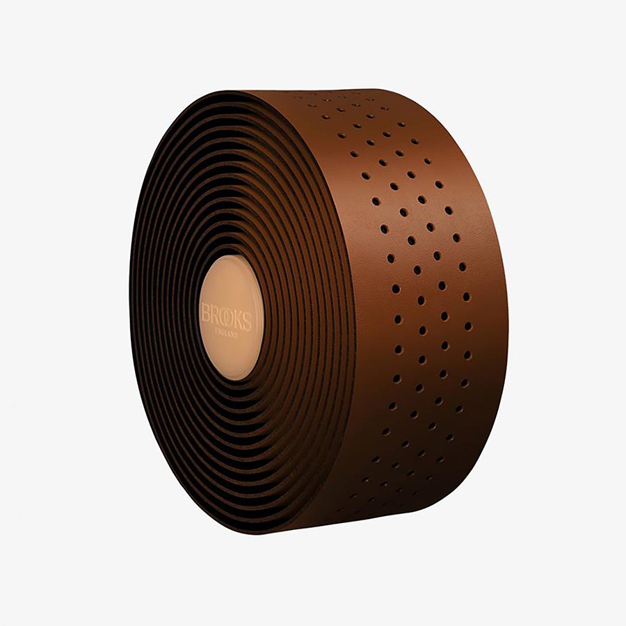 Brooks, Perforated Leather Bar Tape, Handlebar Tape, Antique Brown