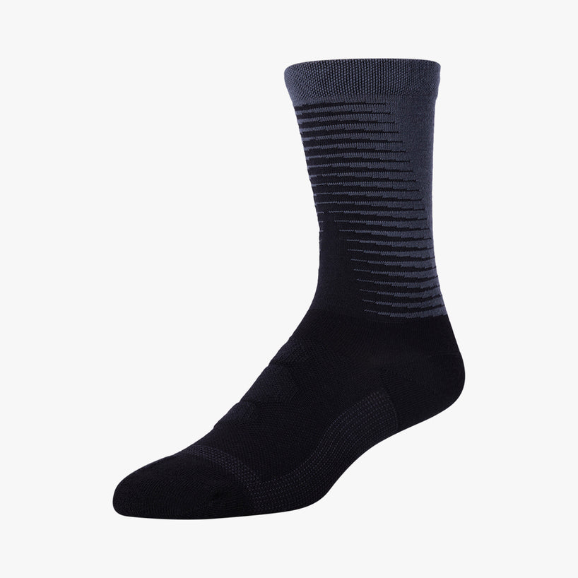 S-PHYRE Merino Wool Tall Socks:  Black / Grey