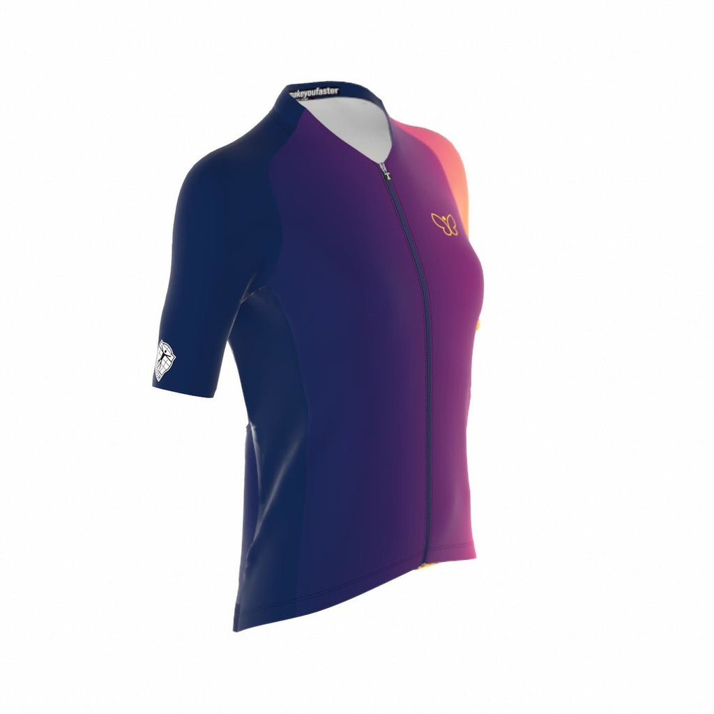 Mariposa X Bioracer Sunset Fade Short Sleeve Jersey - Women's