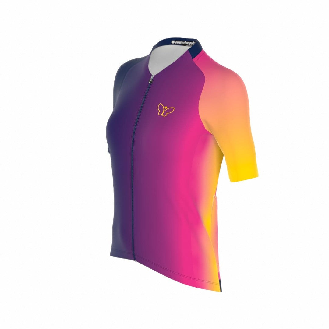 Mariposa X Bioracer Sunset Fade Short Sleeve Jersey - Women's