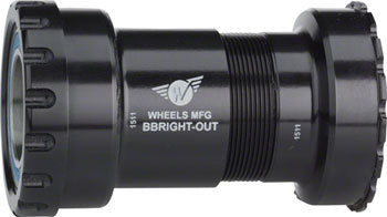 Wheels Manufacturing, BBright Outboard, Press Fit BB, BBright, Spindle: 24mm, Width: 79mm, Diameter: 46mm