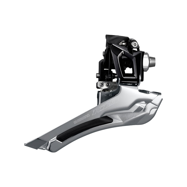 Shimano, 105 FD-R7000, Front Derailleur, 2x11, Swing: Down, Cable Pull: Down, Braze-on