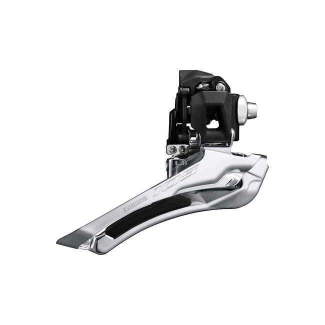 Shimano, 105 FD-R7100, Front Derailleur, 2 x 12 speed, Swing: Down, Braze-on, IFDR7100F