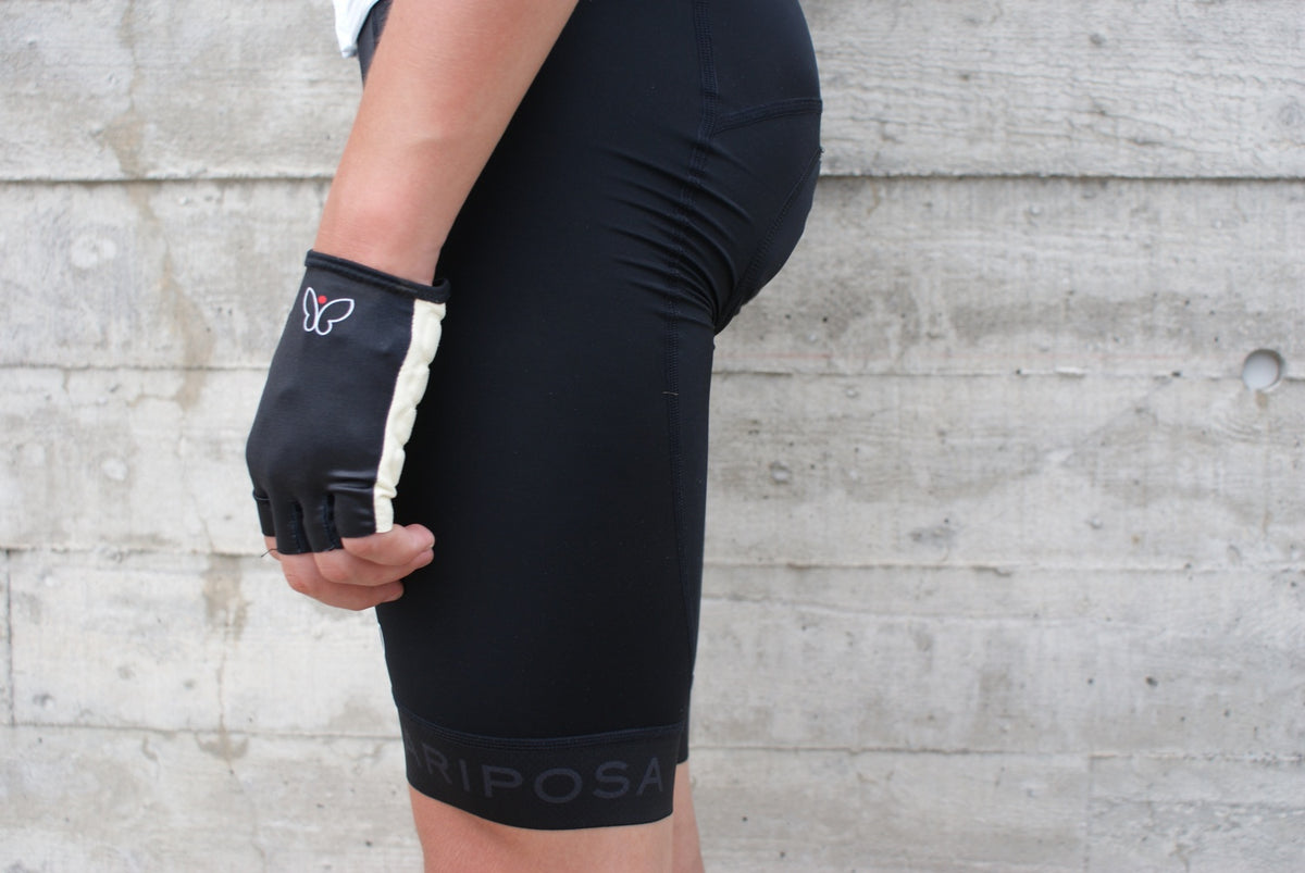 Mariposa Black line bib shorts