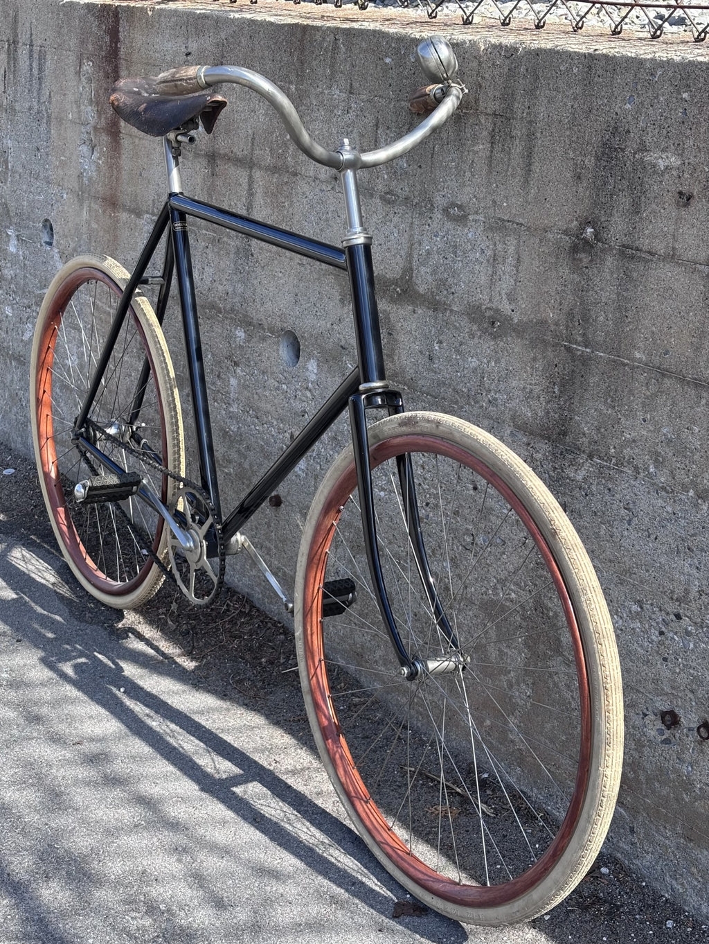 1895 American Roadster / Safety Bicycle, Single Speed Coaster, 23”, Black