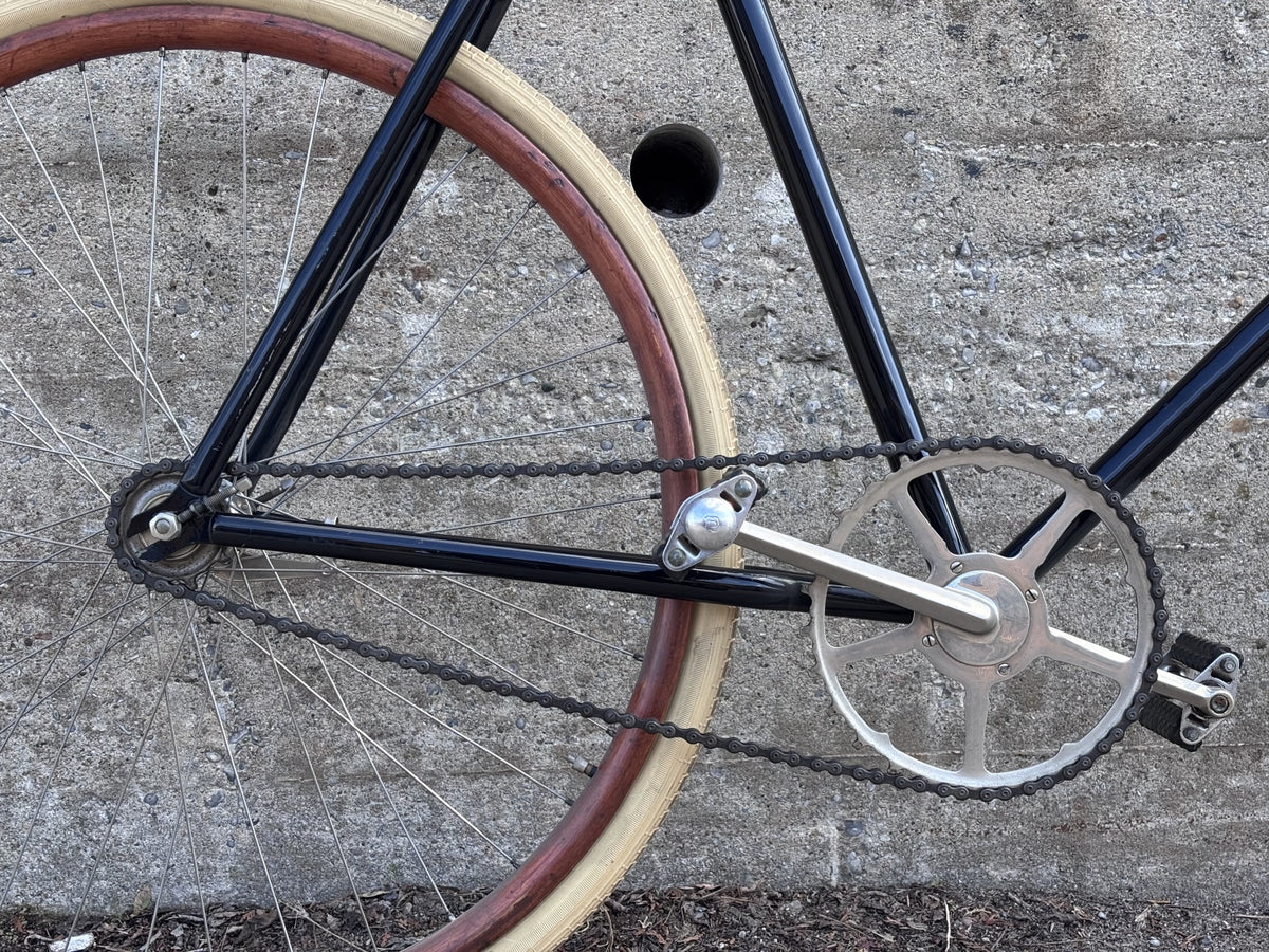 1895 American Roadster / Safety Bicycle, Single Speed Coaster, 23”, Black