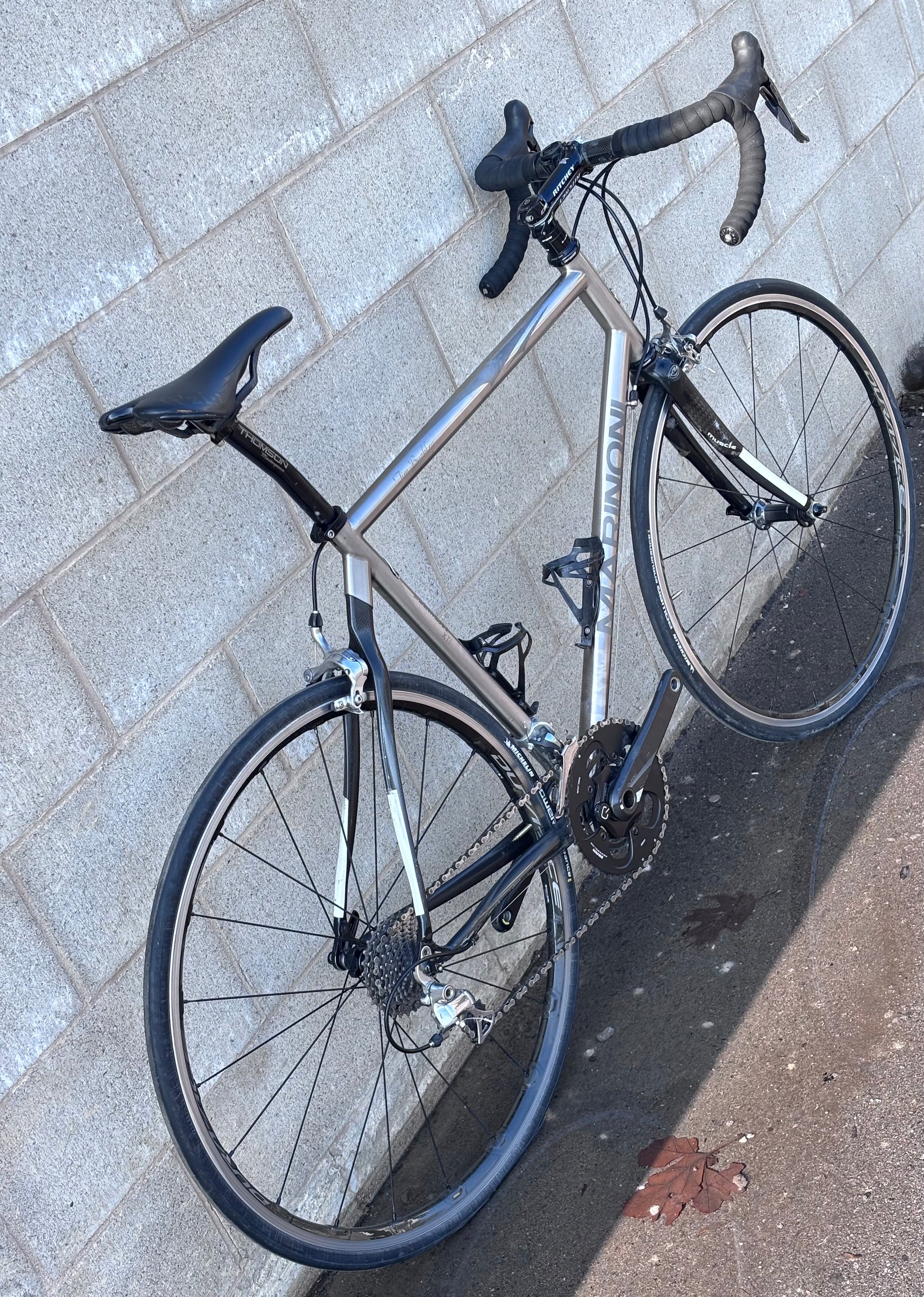 c2008 Marinoni Element Titanium / Carbon Road Bicycle, Size 57cm (Pre-owned)