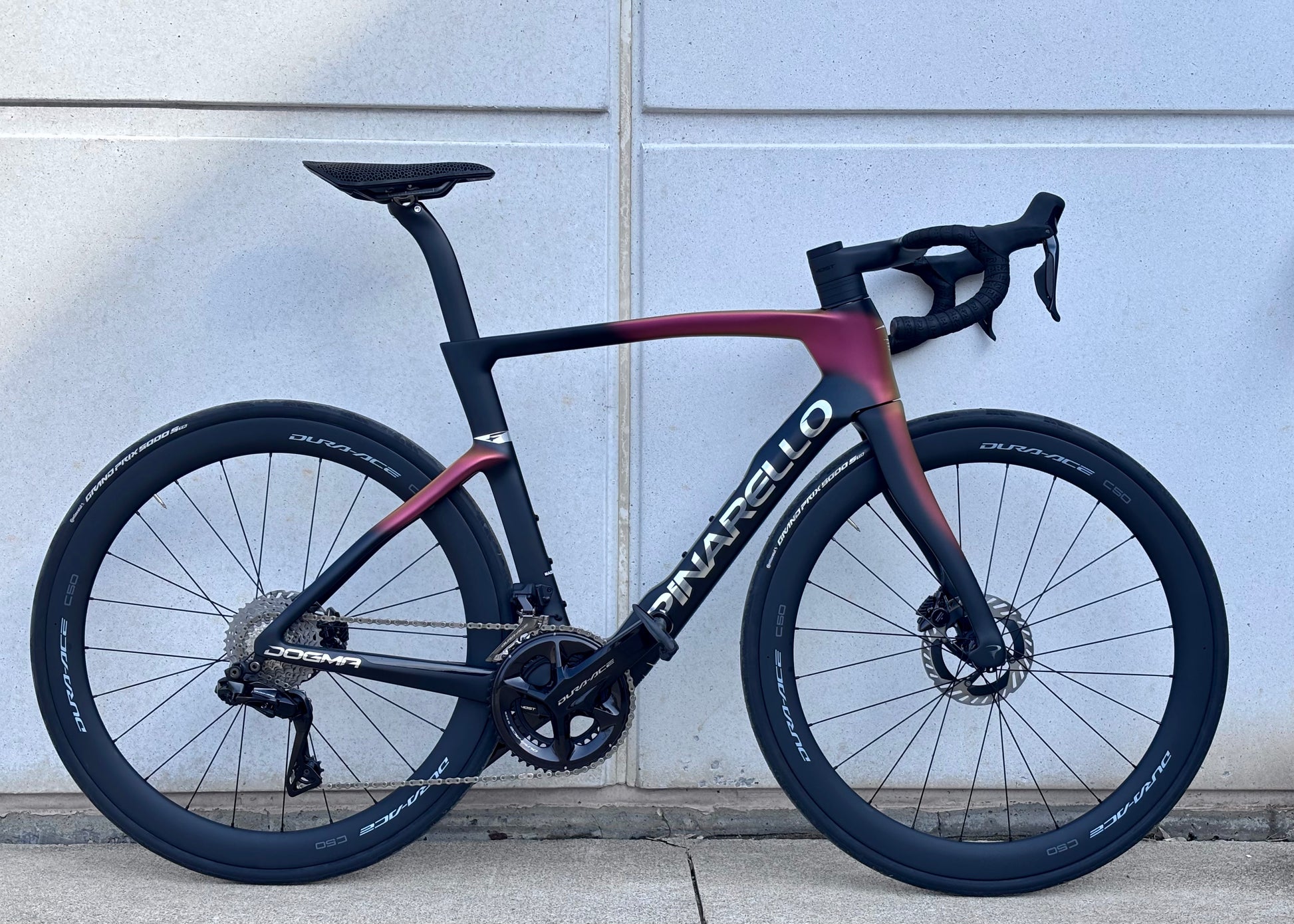 Pinarello Dogma F, Size 55cm, Luxtor Red Gold