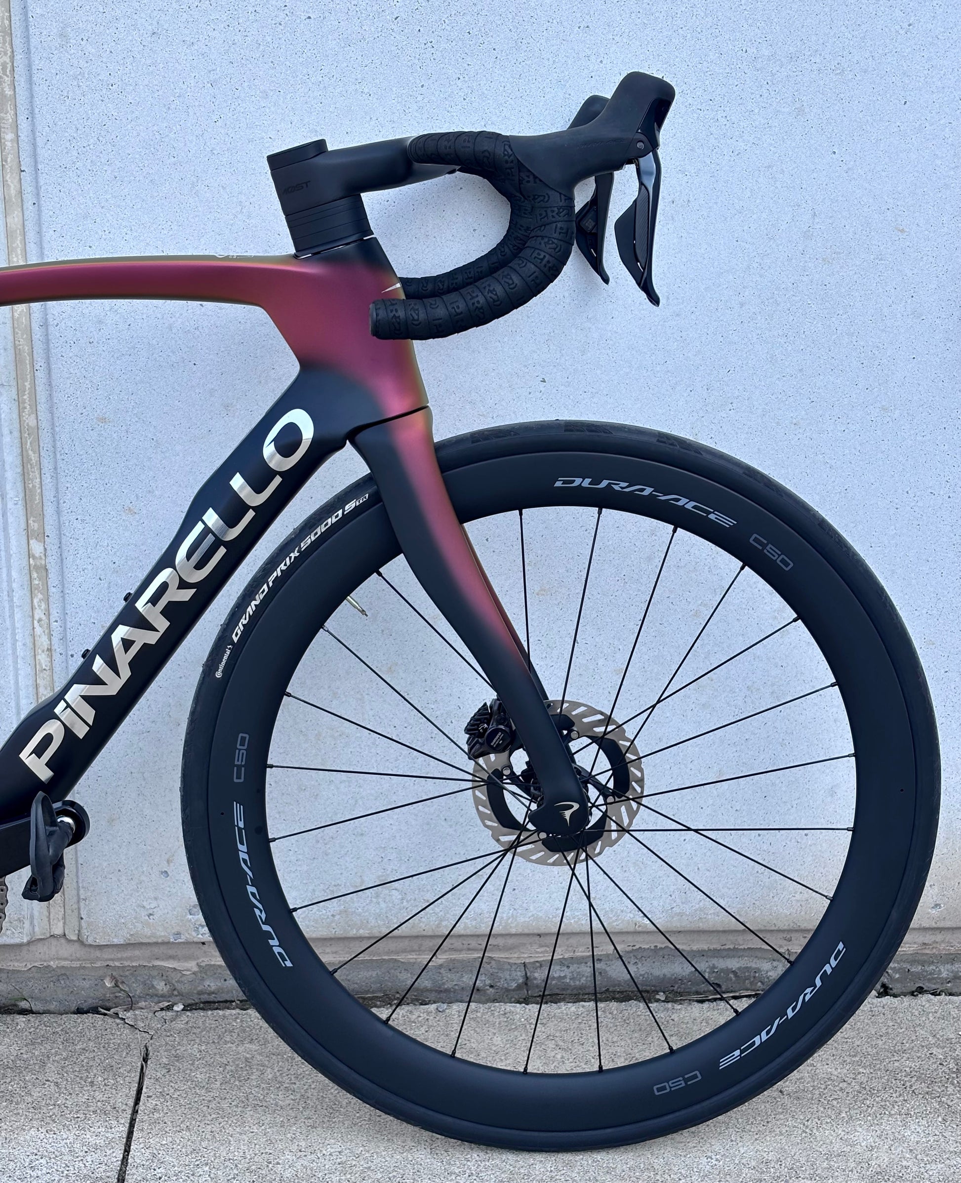 Pinarello Dogma F, Size 55cm, Luxtor Red Gold