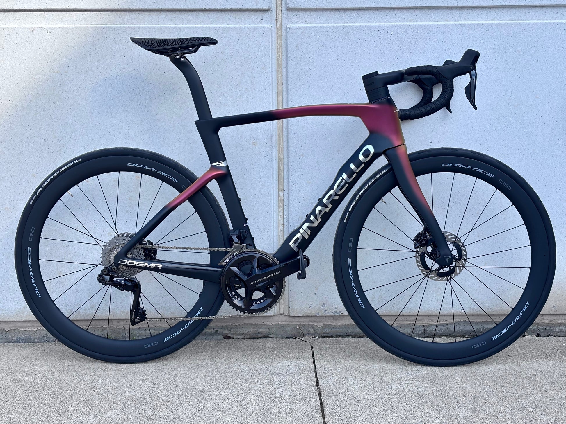 Pinarello Dogma F, Size 55cm, Luxtor Red Gold