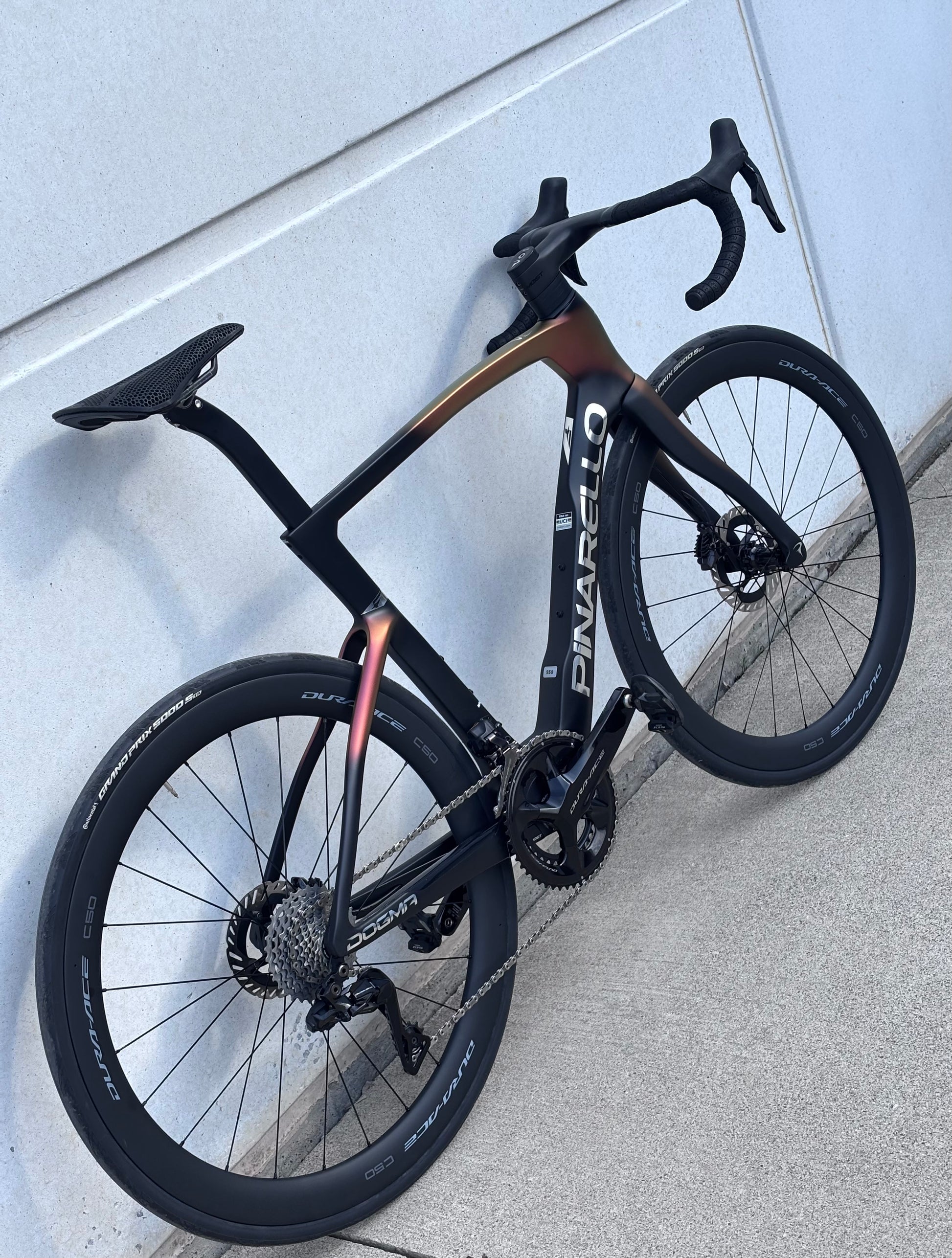 Pinarello Dogma F, Size 55cm, Luxtor Red Gold