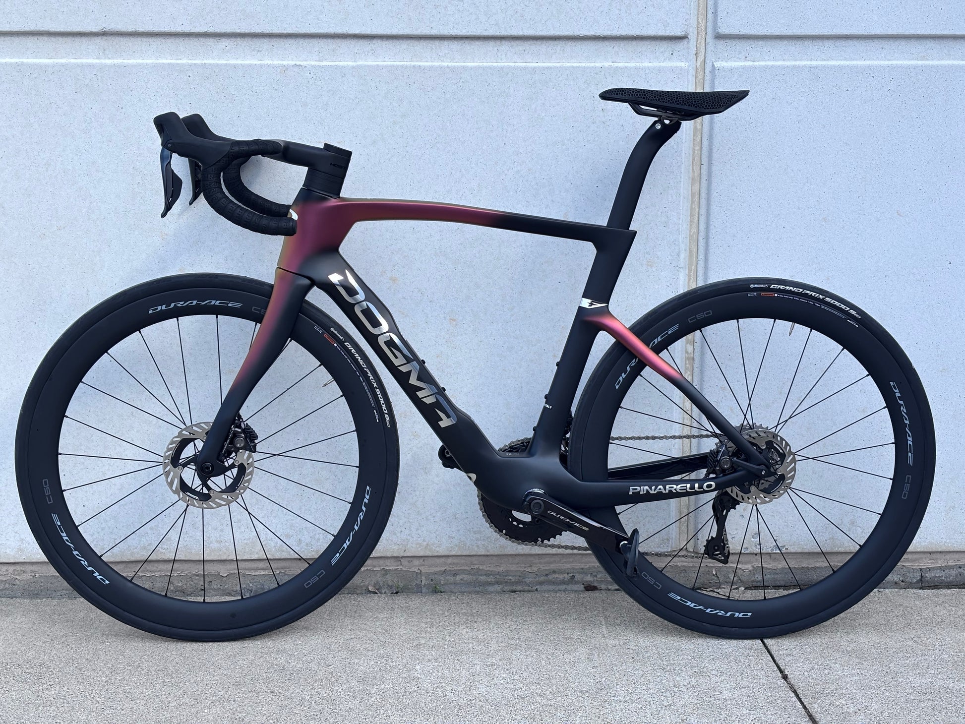 Pinarello Dogma F, Size 55cm, Luxtor Red Gold