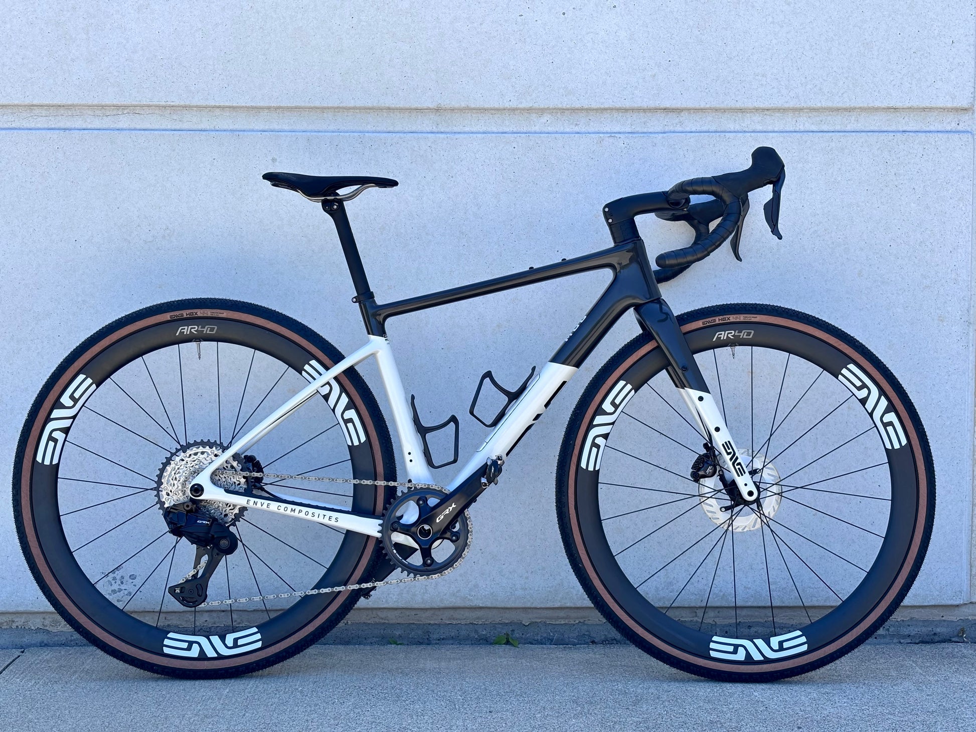 ENVE MOG Gravel Bicycle, Size 52 cm, Clear Smoke Aspen White