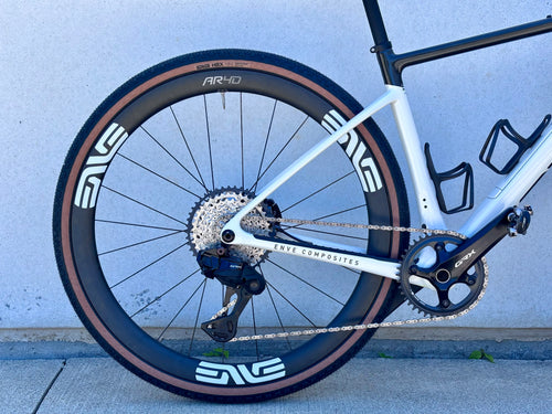 ENVE MOG Gravel Bicycle, Size 52 cm, Clear Smoke Aspen White