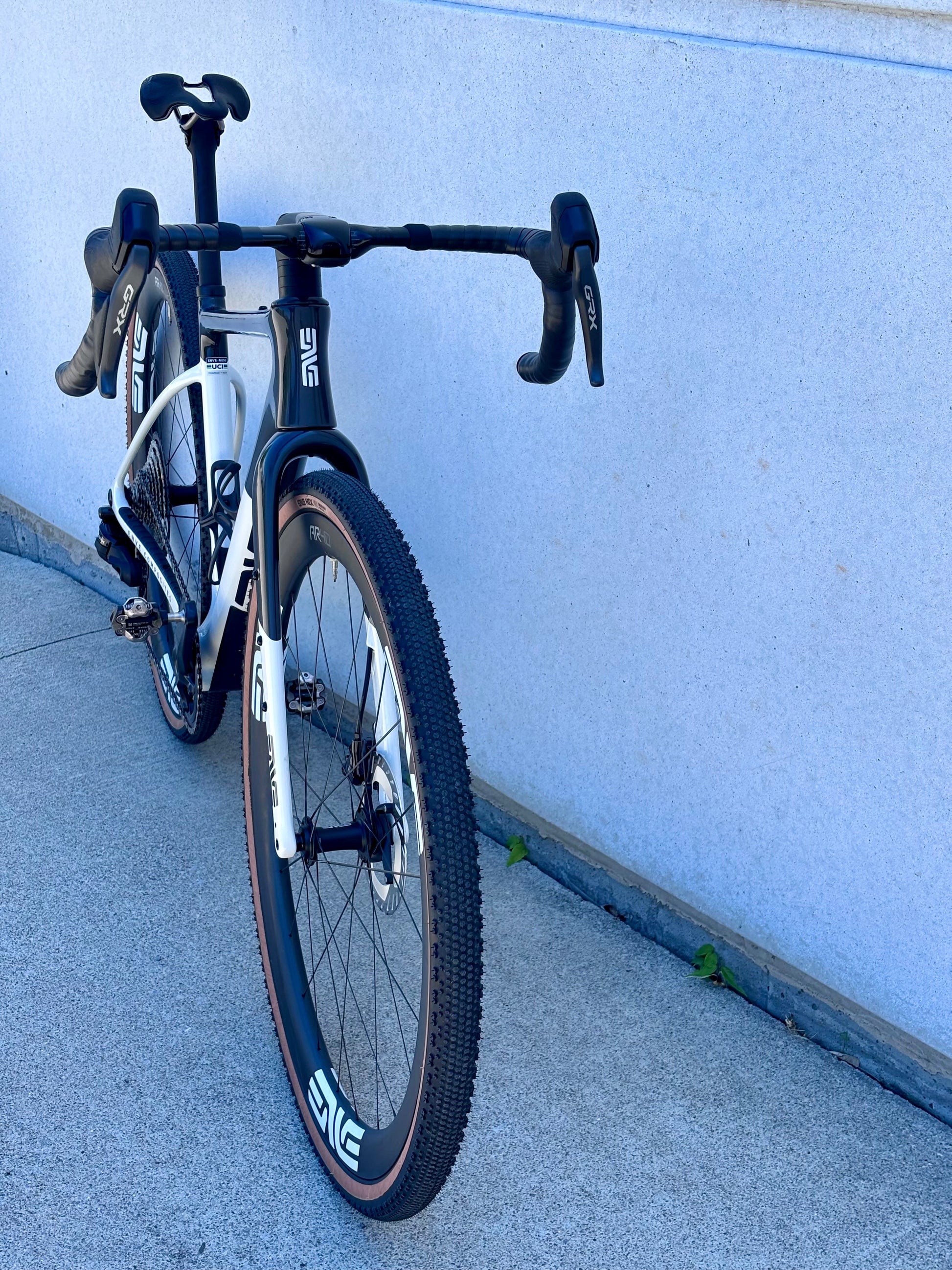 ENVE MOG Gravel Bicycle, Size 52 cm, Clear Smoke Aspen White