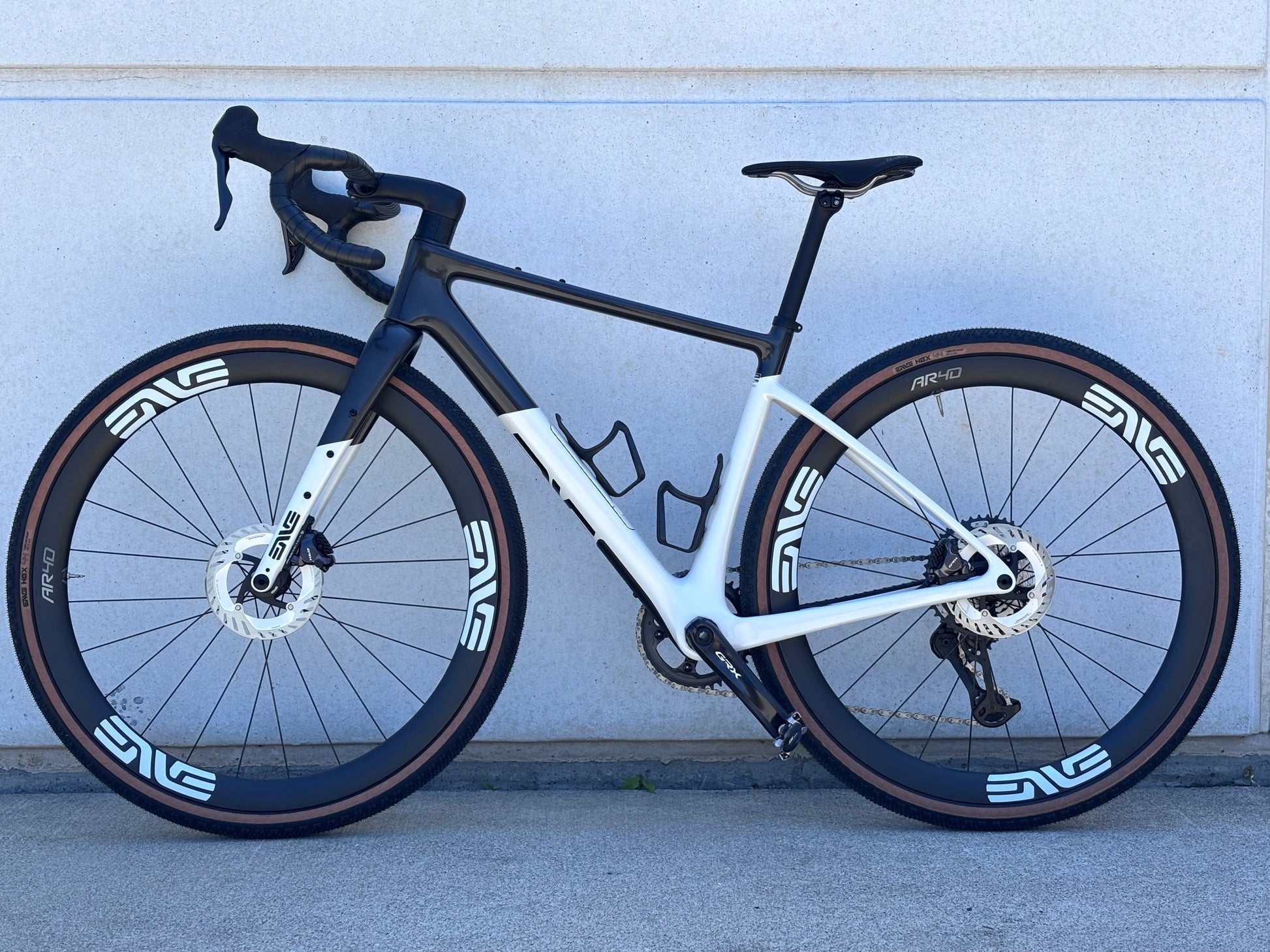 ENVE MOG Gravel Bicycle, Size 52 cm, Clear Smoke Aspen White