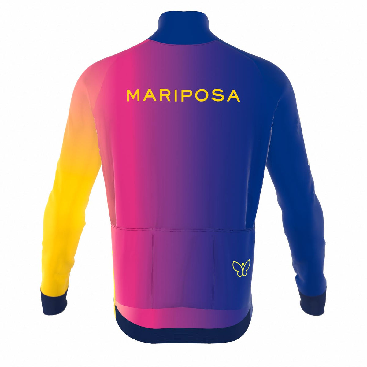 Mariposa X Bioracer Sunset Fade Light Thermal Long Sleeve Jersey / Jacket