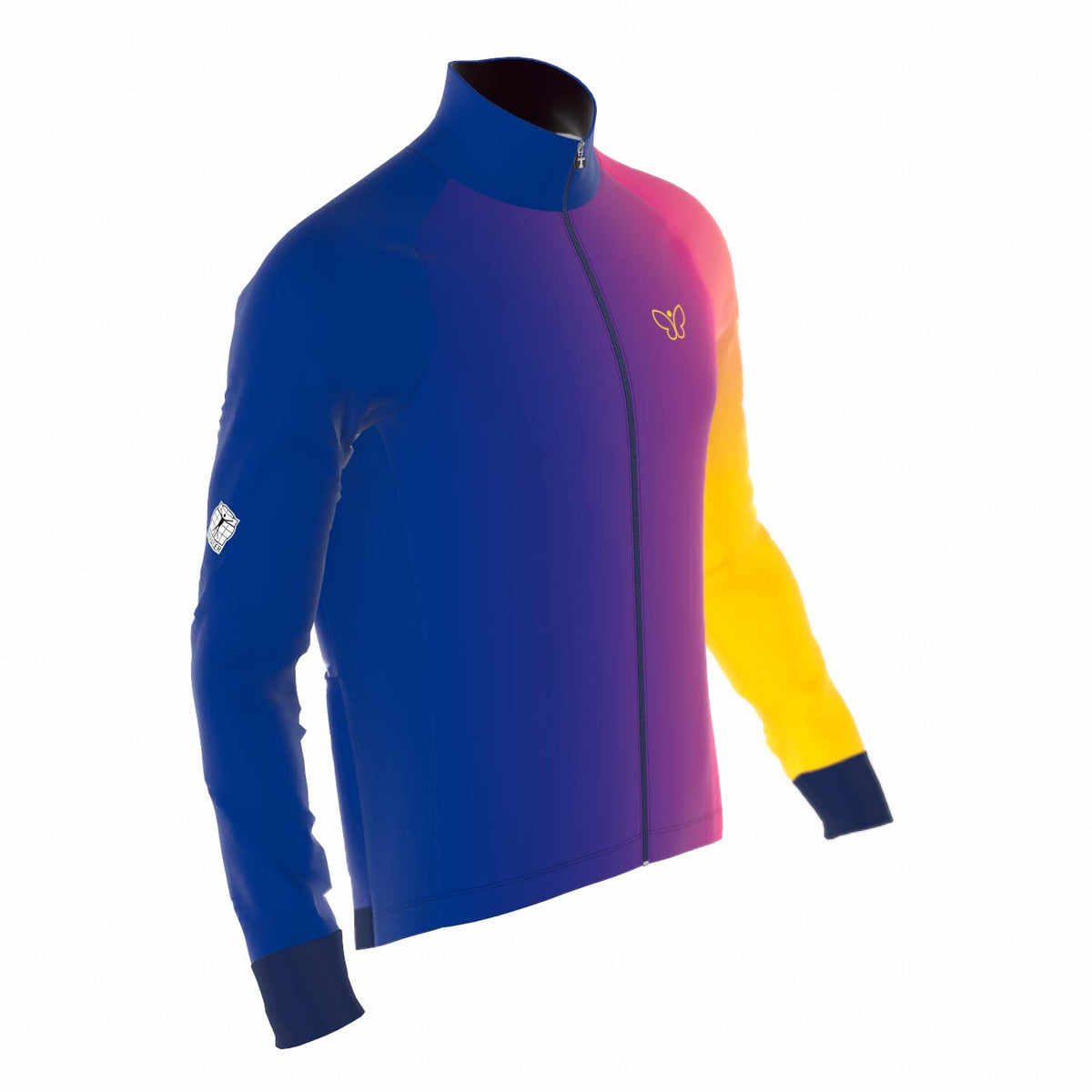 Mariposa X Bioracer Sunset Fade Light Thermal Long Sleeve Jersey / Jacket
