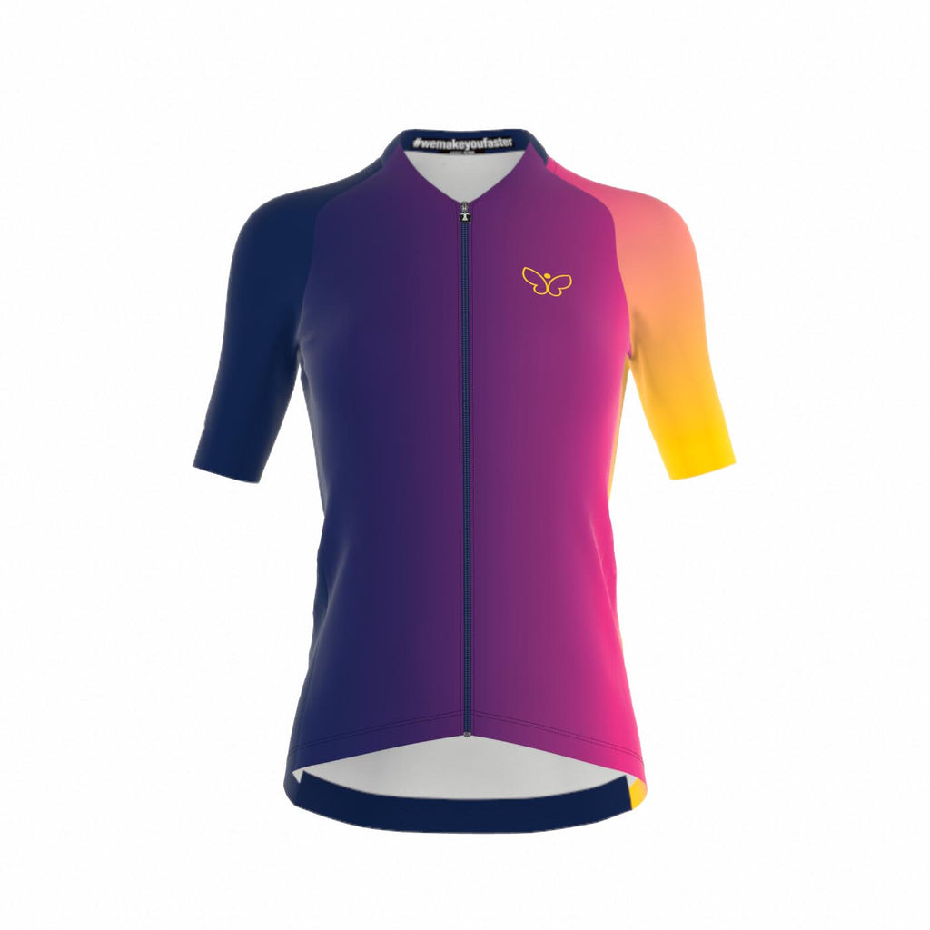 Mariposa X Bioracer Sunset Fade Short Sleeve Jersey - Women's