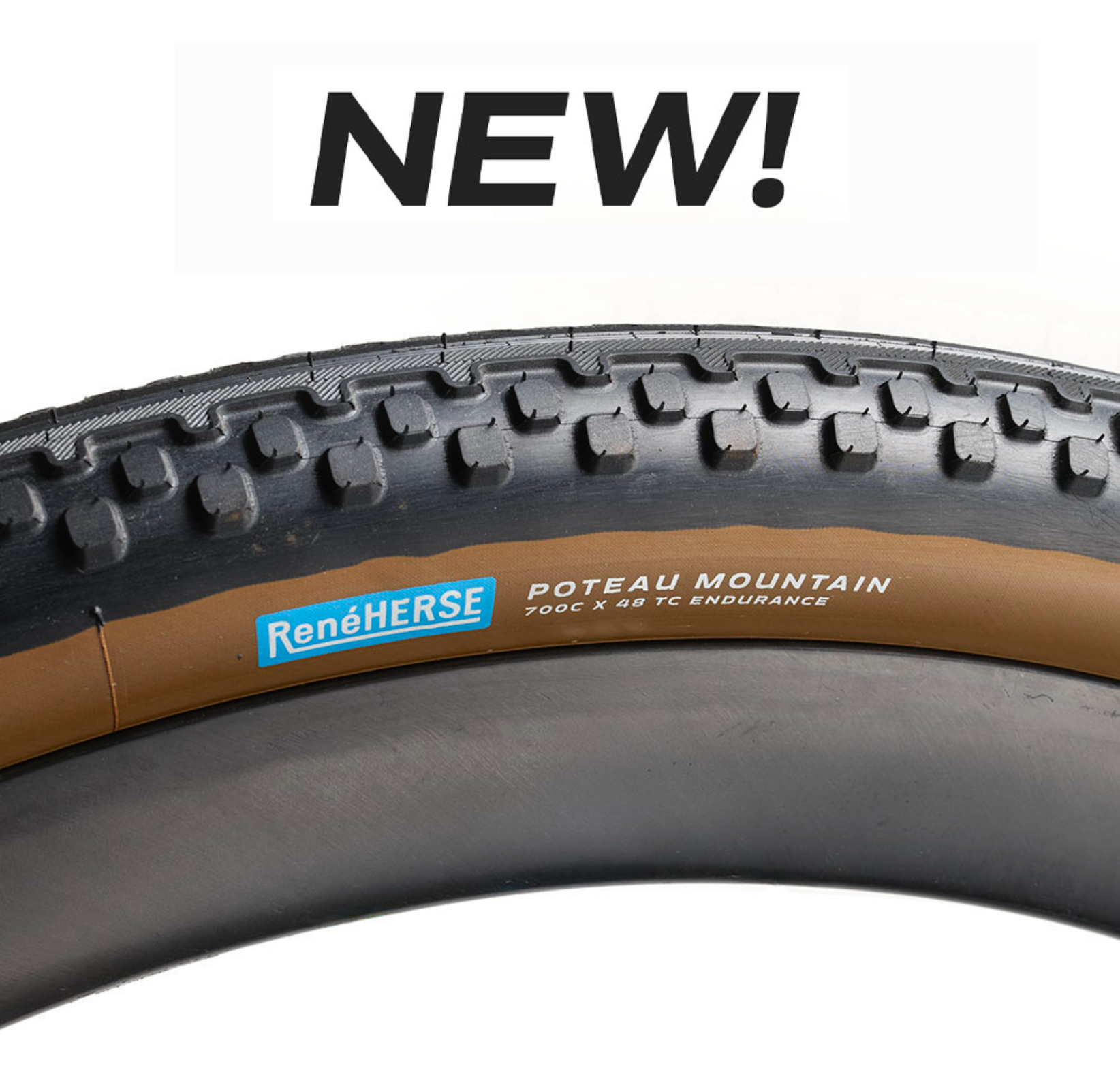 René Herse 700C X 48 Poteau Mountain TC Semi-Slick Tire