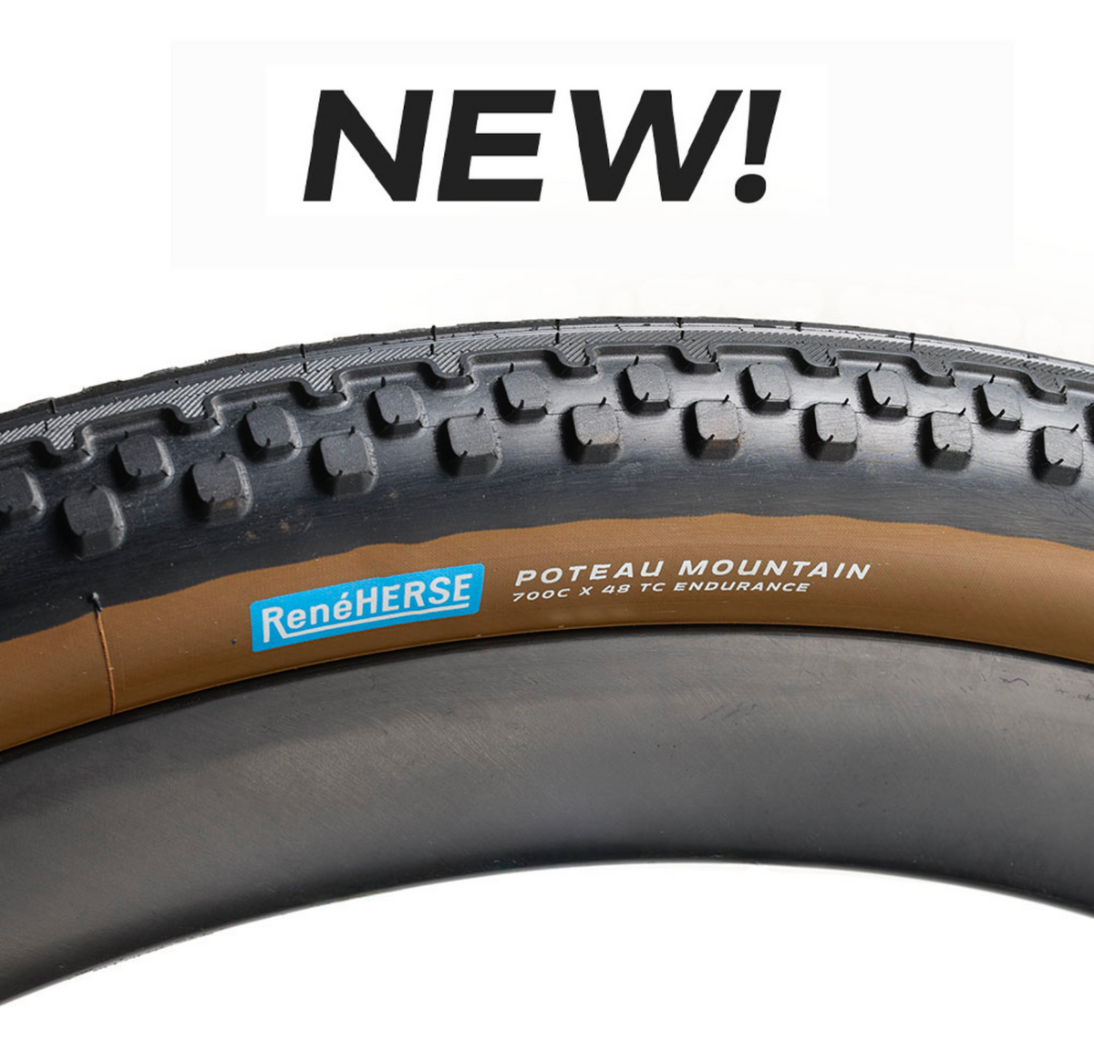 René Herse 700C X 48 Poteau Mountain TC Semi-Slick Tire