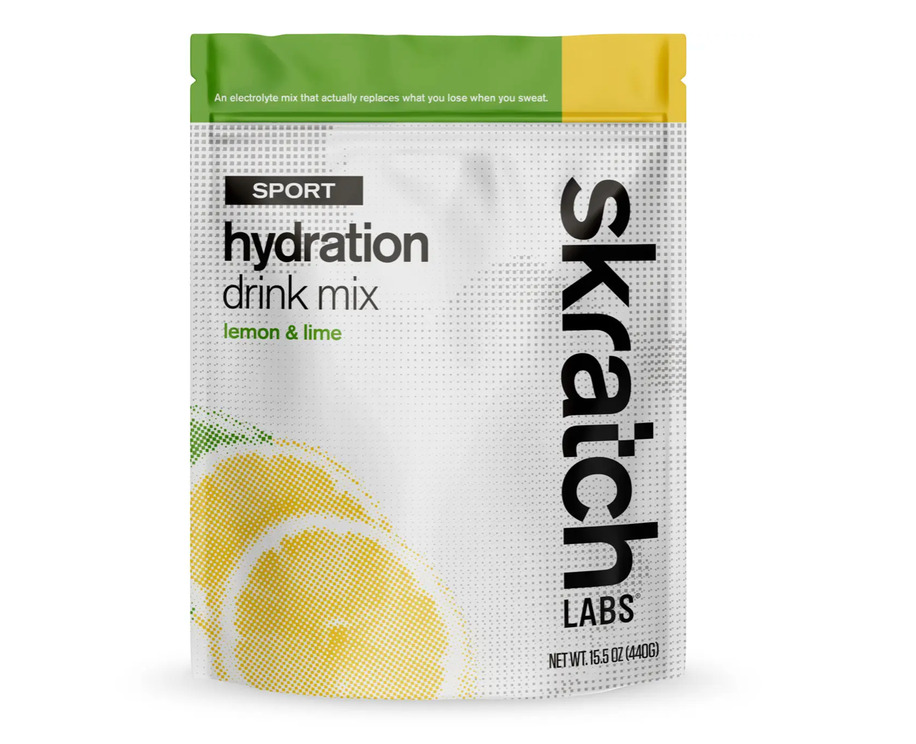 Skratch Labs Sport Hydration Drink Mix Lemon and Lime, 440g 20 Servings