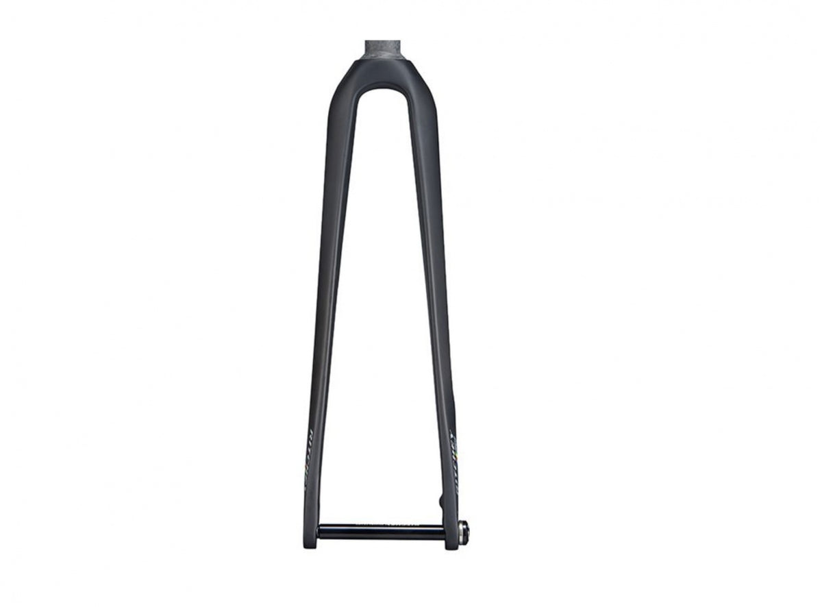 Ritchey WCS Carbon Road Disc Fork - 1-1/8", 46mm Rake, Flat Mount, 12mm Thru x 100mm, Black