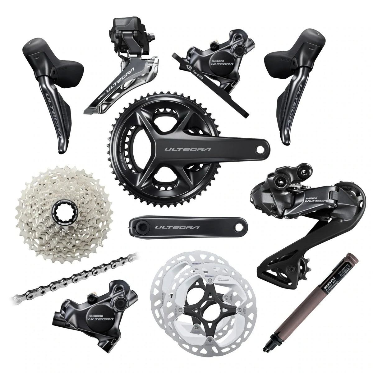 Shimano Ultegra 2 x 12 Speed R8100 / R8170 Groupset - Hydraulic