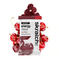 Skratch Labs, Sport Energy Chews, Sour Cherry, Caffeinated, 10 x 50g