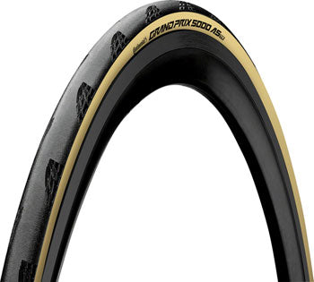 Continental Grand Prix 5000 All Season TR Tire - 700 x 32, Tubeless, Folding, Black/ Cream, Vectran Breaker, LazerGrip
