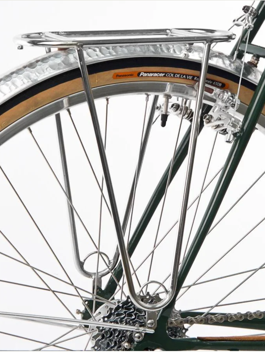 Velo Orange Constructeur Rear Rack: Polished Stainless Steel