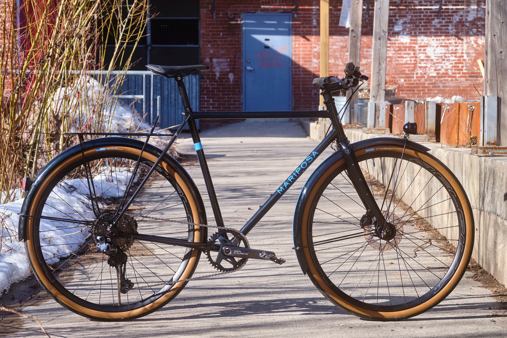 Mariposa City Bicycle with Shimano Cues Q'Auto & Dynamo Lights, Size 55cm