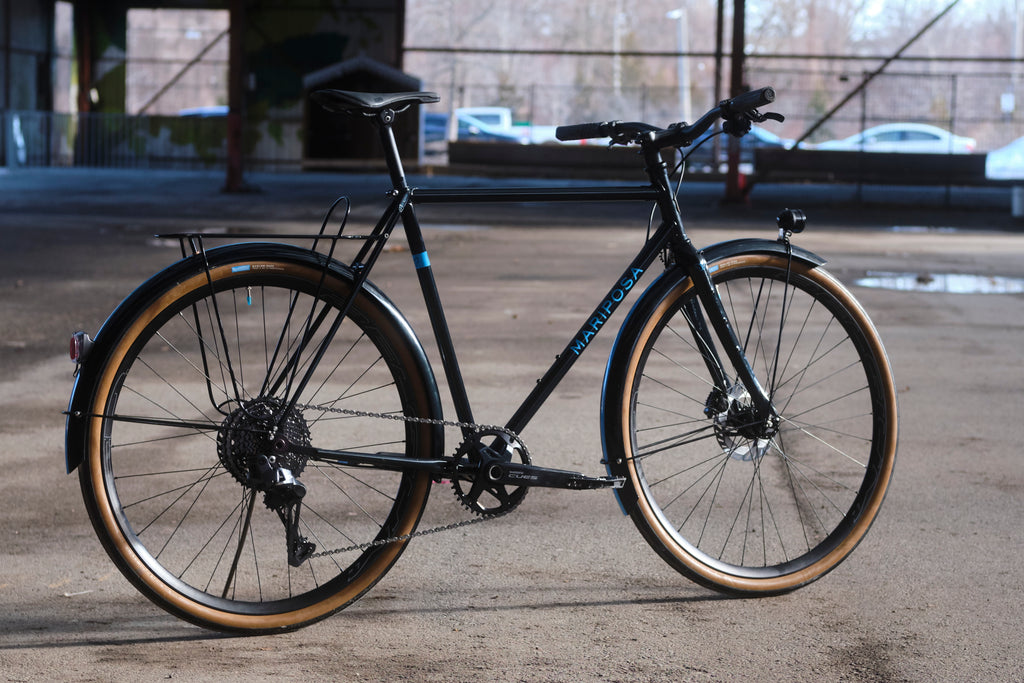 Mariposa City Bicycle with Shimano Cues Q'Auto & Dynamo Lights, Size 55cm