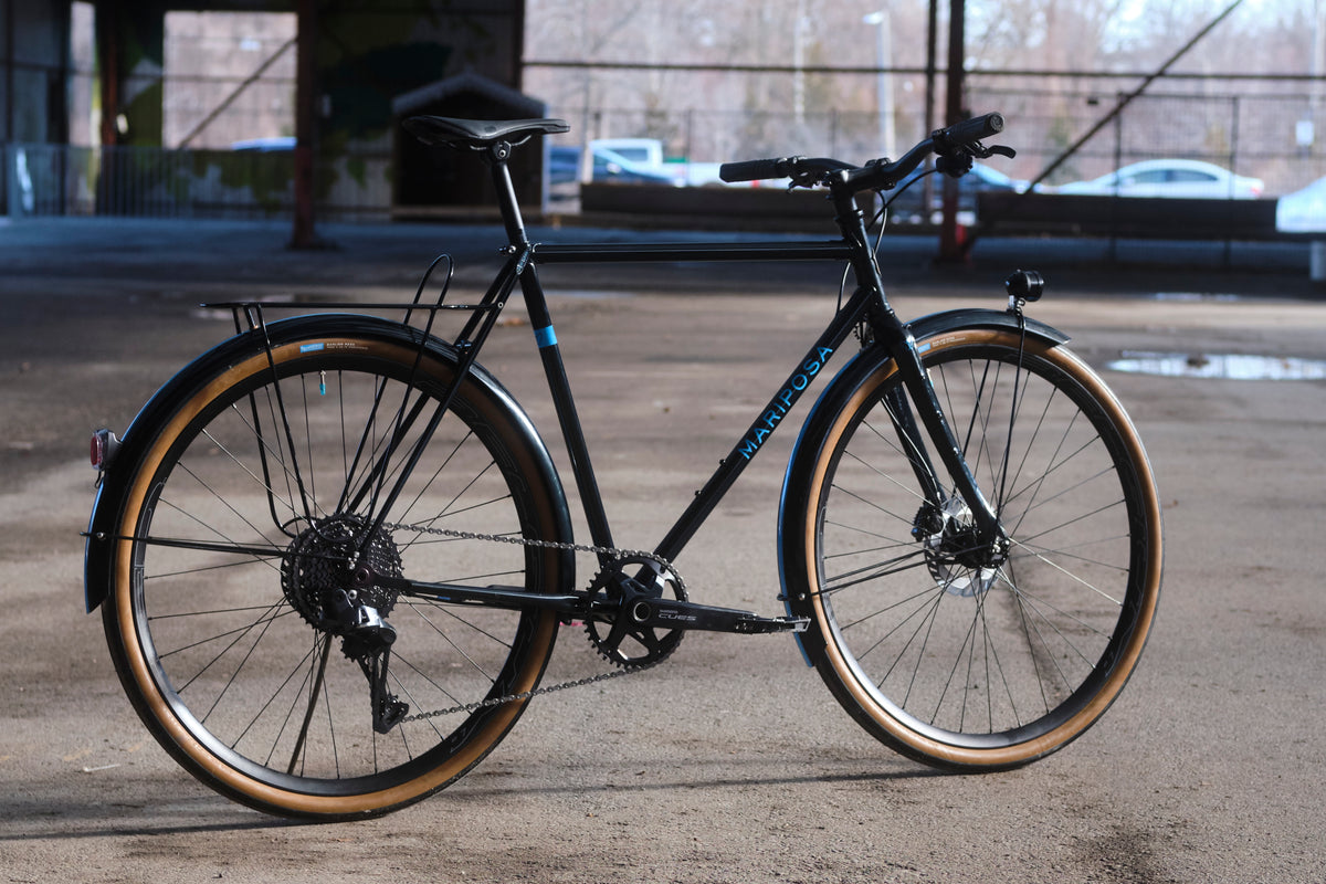 Mariposa City Bicycle with Shimano Cues Q'Auto & Dynamo Lights, Size 55cm