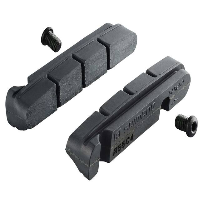 Shimano brake pads / shoes for Carbon Rims, 2 pair, rim brake R55C4