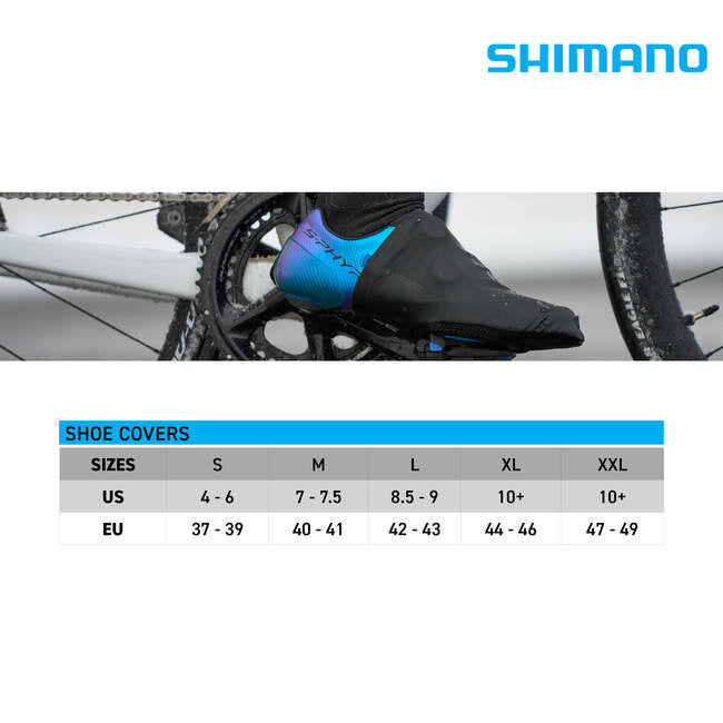 Shimano Dual CR Shoe Cover, Black