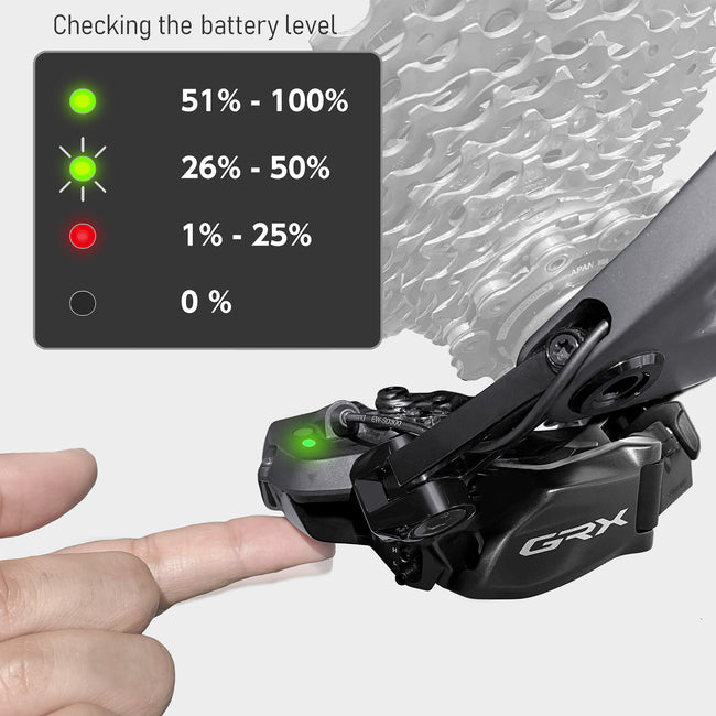 Shimano GRX Di2 Rear Derailleur, RD-RX825, 12-Speed