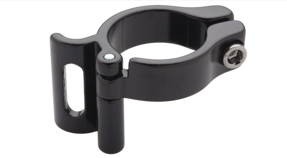Problem Solvers Braze-on Adaptor Clamp 28.6mm Slotted Black