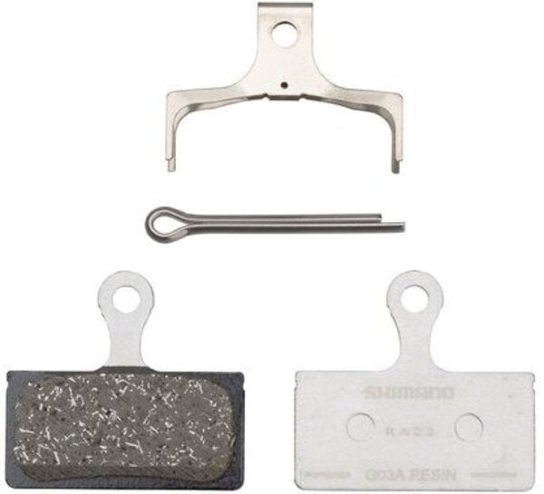 Shimano, G03A, Disc Brake Pads, Shape: Shimano G-Type/F-Type/J-Type, Resin, Pair