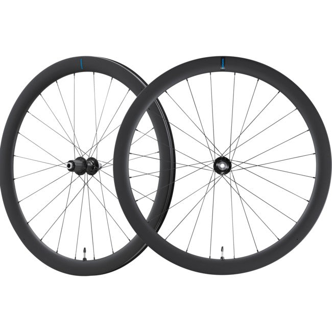 Shimano 105 C46 Carbon Tubeless Disc Wheelset for 11 / 12 speed, WH-RS710-C46-TL