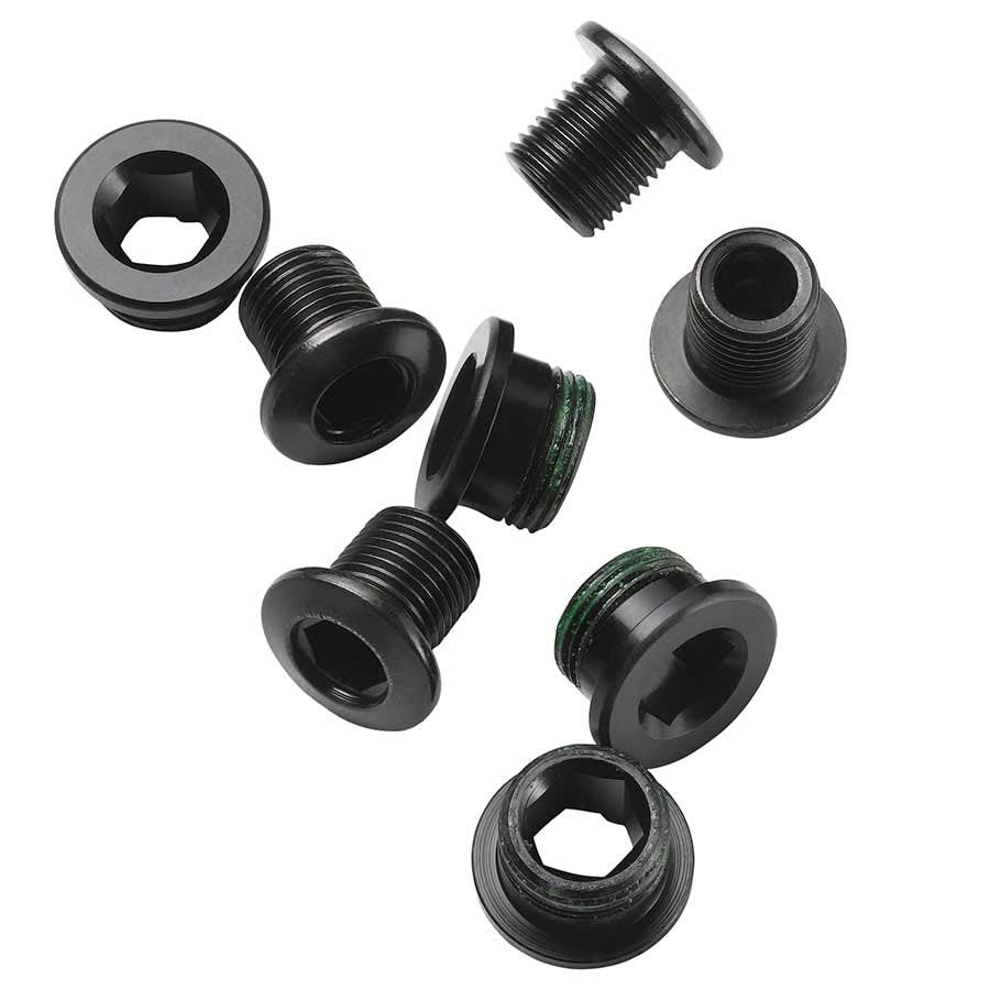 TruVativ Steel Track Chainring Bolt Set 5 x  8mm Bolts with Washers, Single Speed