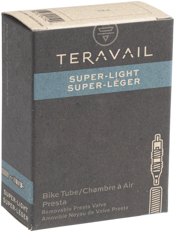 Teravail Superlight Presta Tube - 700C x 20-28, 80mm Valve